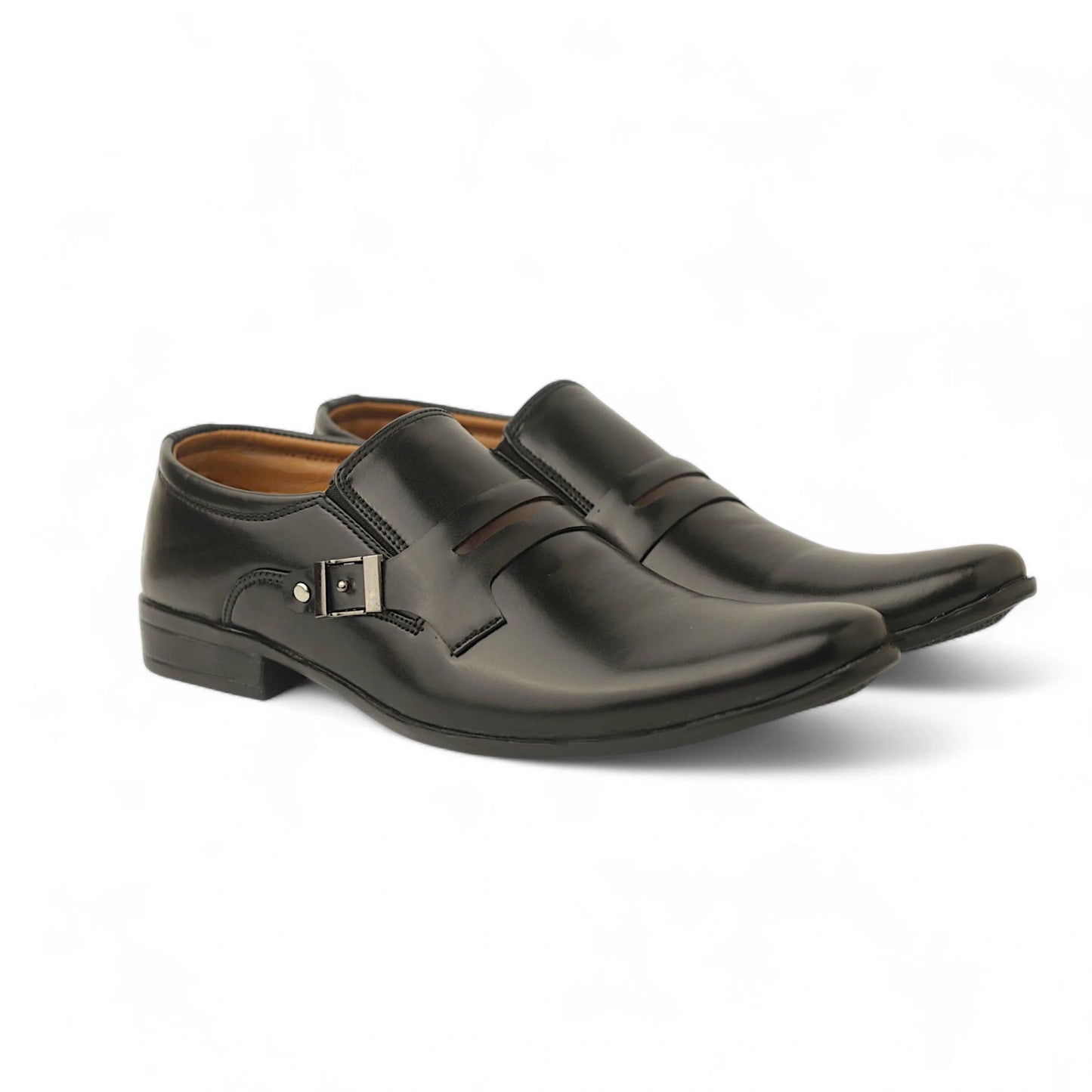 Formal Shoes AK-31 Black Buckle Design
