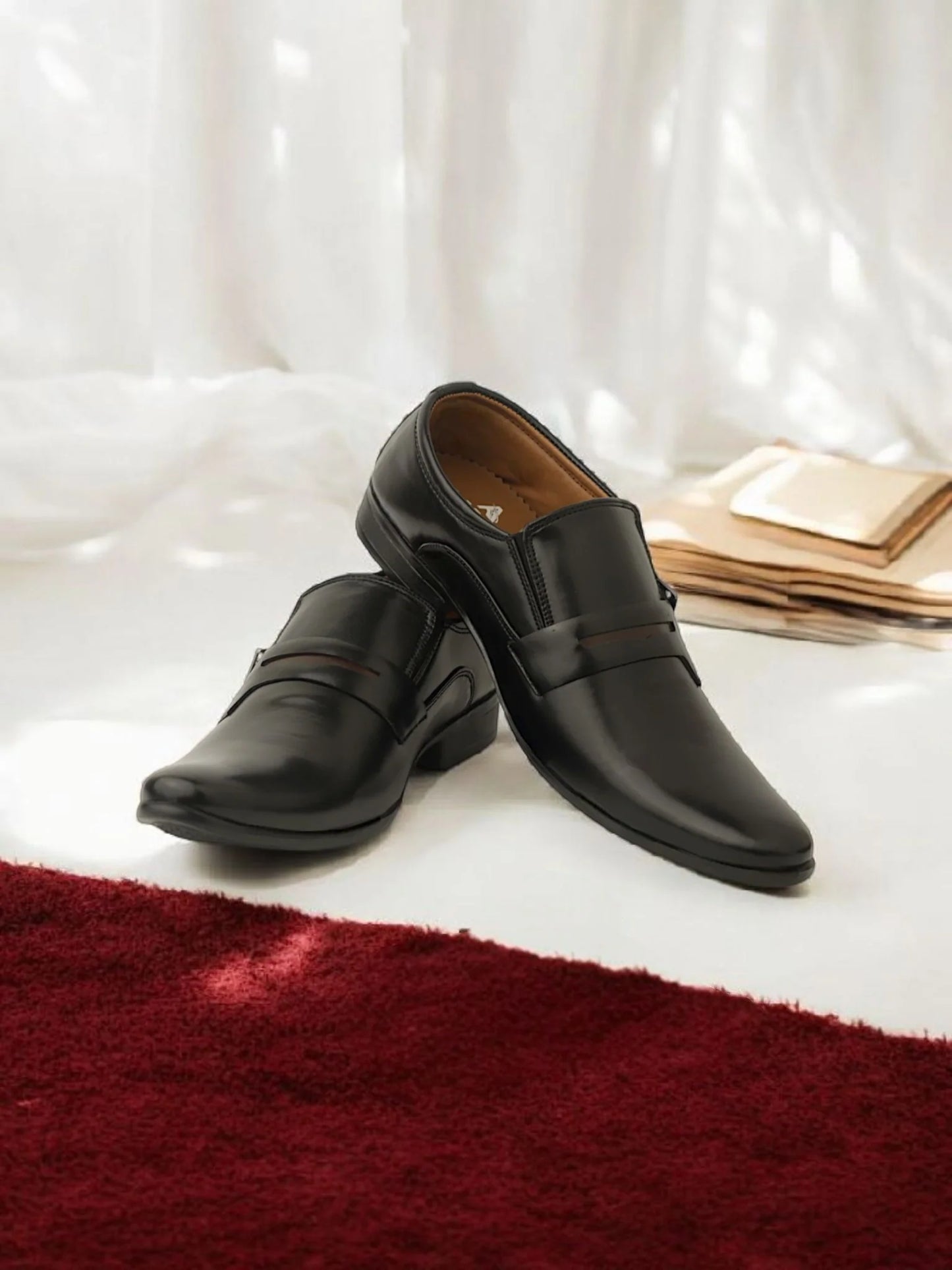 Formal Shoes AK-31 Black Buckle Design