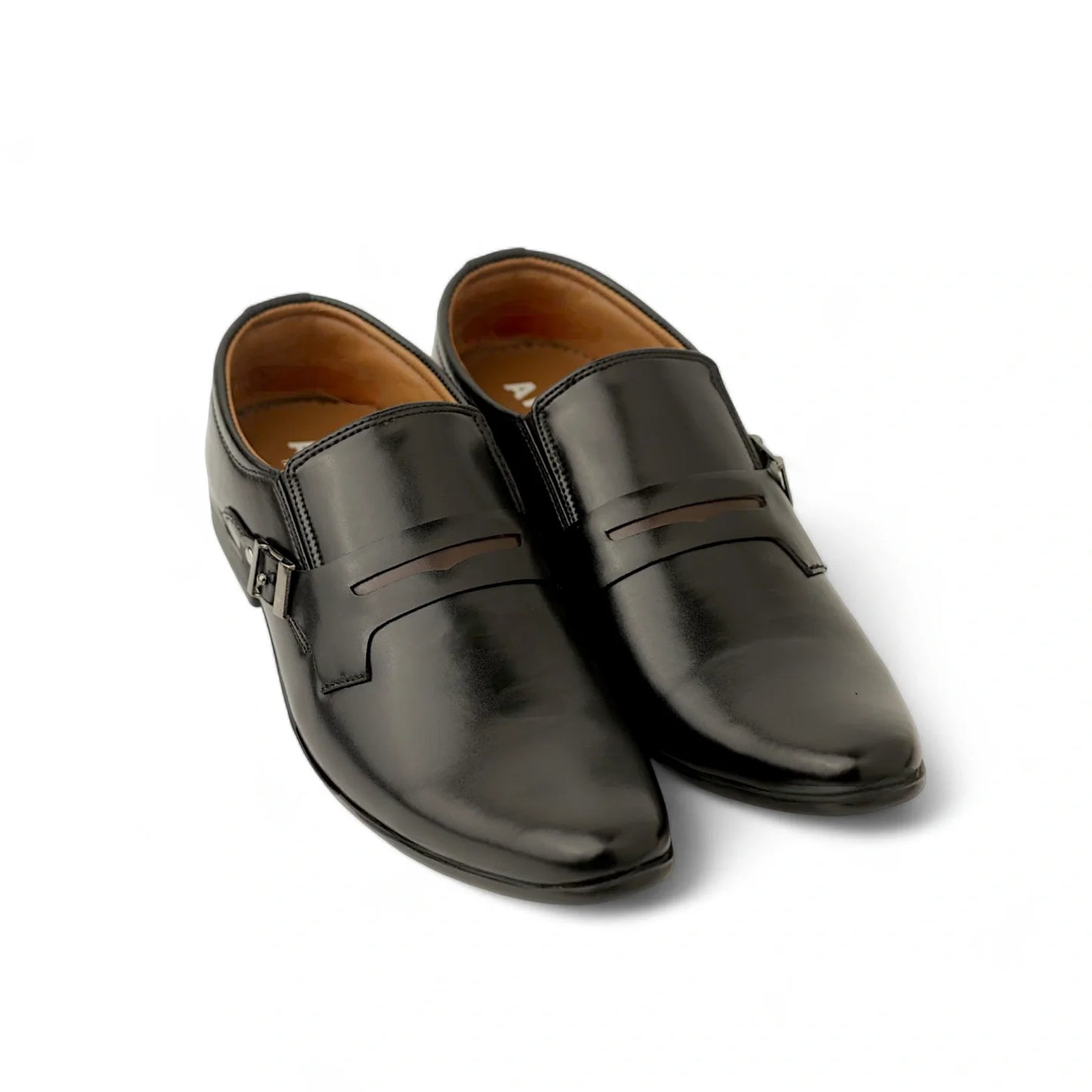 Formal Shoes AK-31 Black Buckle Design